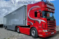 OB133  2009 double expanding HD / part 3G 24x camera trailer with option Scania  tractor unit