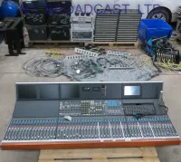 Complete Calrec Omega 288 channel  AES / analog 5.1 surround  56x fader  sound mixer with bluefin , patch panels edac cables etc